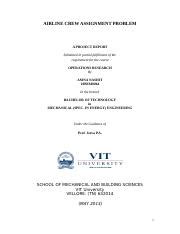 Image result for Crew Assignment Problem