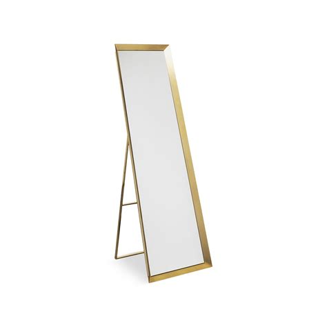 Floor Mirror Arezzo Brass 53X160Cm