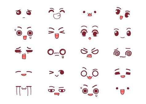 Facial Expressions And Emotions Anime