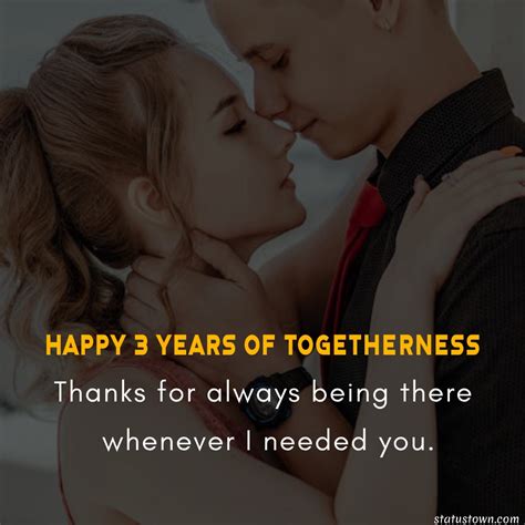 Happy 3 years of togetherness! Thanks for always being there whenever I needed you.