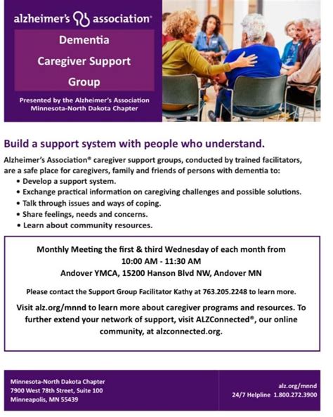 Andover Dementia Caregiver Support Group, Andover YMCA, 7 May 2025 ...