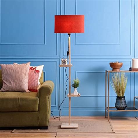 SANDED EDGE - SMARTLY PRICED Miller Double Shelf Floor Lamp in Solid ...