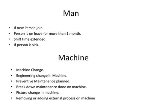 Image result for 4M Change Process