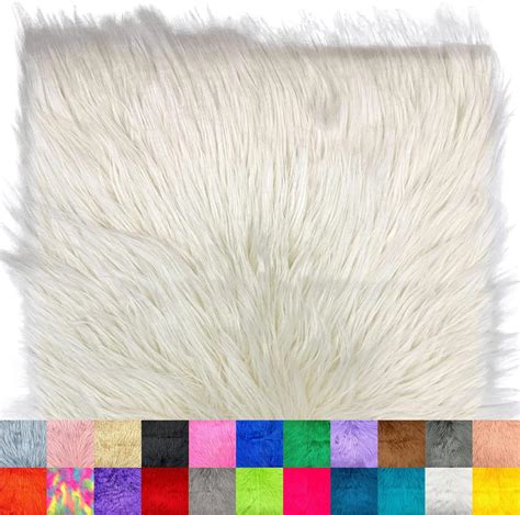 Amazon.com: Ice Fabrics Faux Fur Fabric Squares - 10x10 Inches Pre-Cut ...