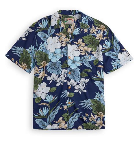 Hilo Navy - Hawaiian Shirt Shop UK