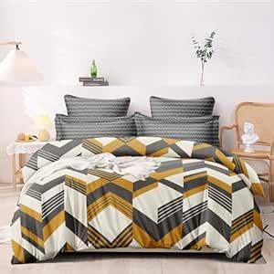 Buy WELLFIT 200TC Soft Glace Cotton King Size Duvet Cover II Razai ...