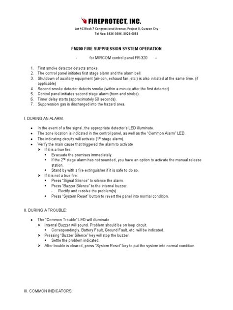 Image result for FM-200 System Specification