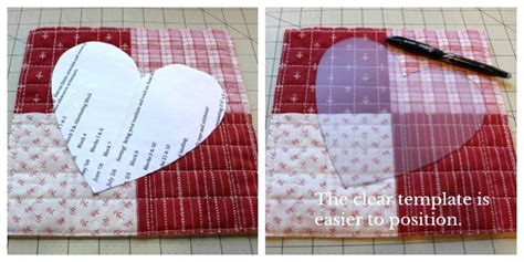 Rezultat imagine pentru Quilted Heart Tutorial