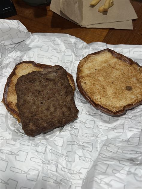 Thought I was ordering a burger with “warm beer cheese sauce, Applewood smoked bacon, smoky ...