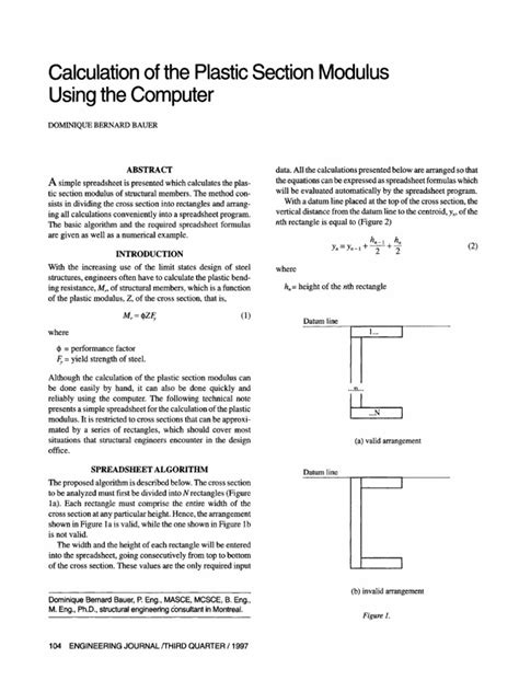 Image result for Plastic Section Modulus On Linear Fe Model