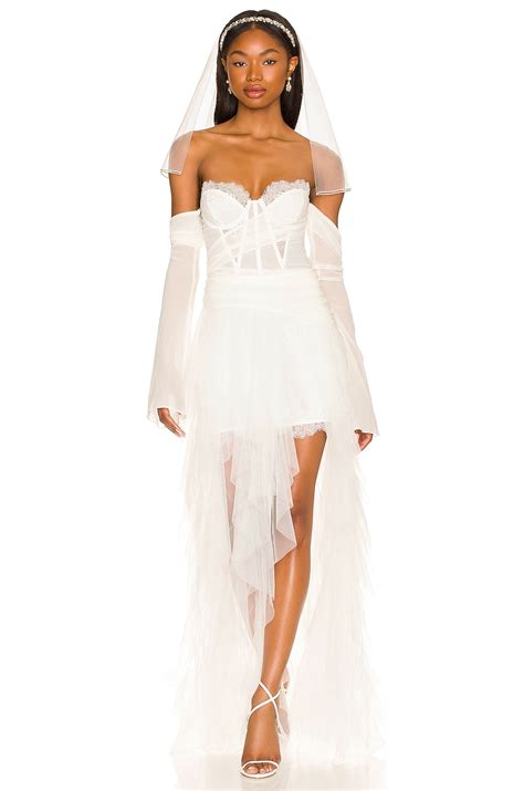 For Love & Lemons x REVOLVE Eve Gown in White | REVOLVE