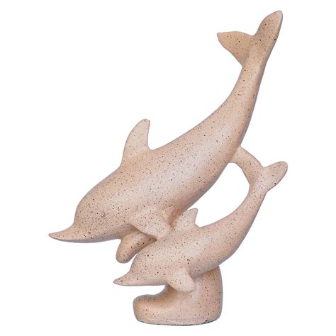 Set of 2 Dolphin Statues Animal Figurine Decorative Showpiece – eCraftIndia