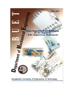 Fillable Online buet ac Undergraduate Booklet - Bangladesh University ...