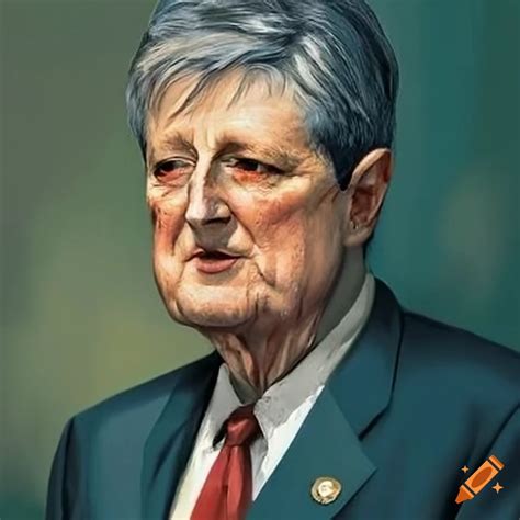 Senator John Kennedy Louisiana without teeth on Craiyon