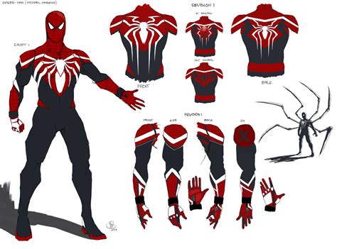 Spider Man Design Layouts 1/12th, 1/10th, 1/8th Or 1/6th Scale Sanix