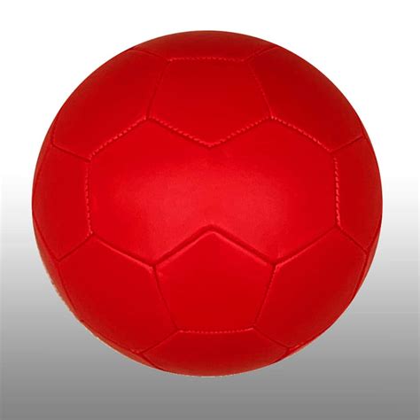 Size 5 - ..Solid Red Soccer Ball, Double Panel - ballsforafrica.co.za