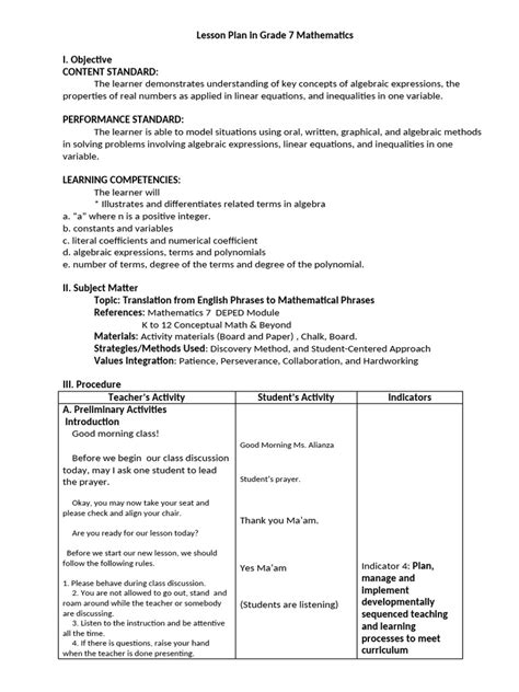 Image result for Grade 7 Math Lessons