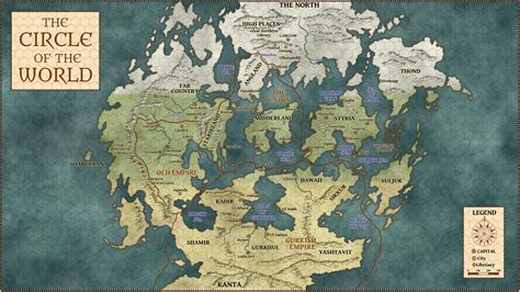 Circle of the World, from Abercrombie's First Law Series : r/wonderdraft