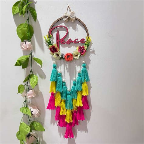 Buy Personalized Flowers Themed Mdf Wood Name Plate Online On Zwende