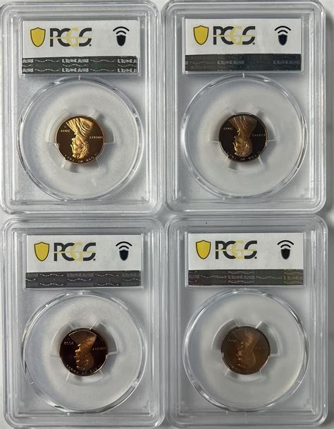 2009 S Lincoln Cent Proof 4 Coin US Mint Bicentennial Set PCGS PR69RD ...