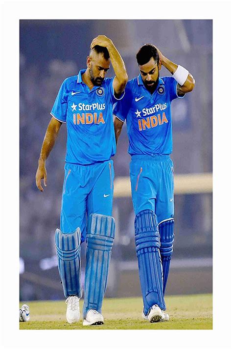 BALDAU PRINTS MS Dhoni Cricket Poster for Room (12x18 Inch, 300 GSM ...