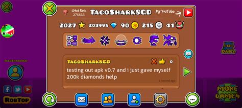 Image result for Mod Menu.zip Geometry Dash