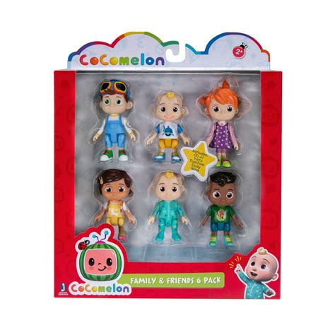 Cocomelon Family And Friends 6 Figure Pack Mixed Wt80107 | Desertcart INDIA