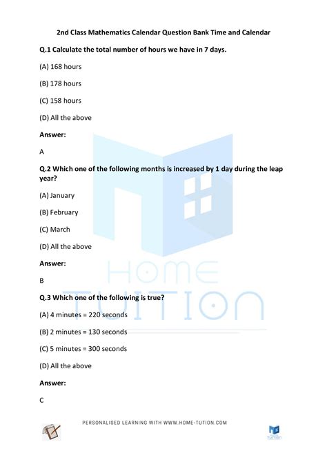 Image result for Class 2 Maths Time Chapter Match