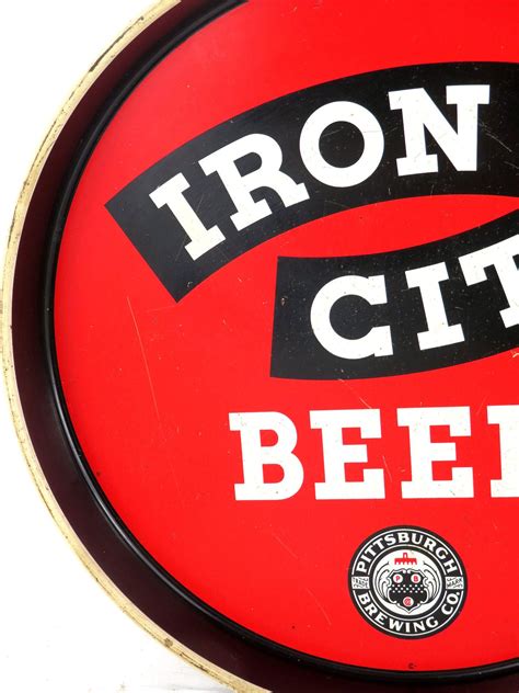 1935 Iron City Beer 12 inch Serving Tray Pittsburgh, Pennsylvania sold ...