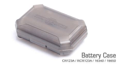 Solarforce Battery Storage Box, Plastic Case for 18650, CR123A ...