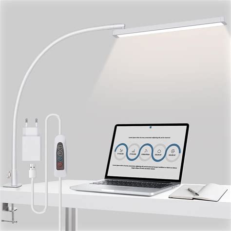 Lampada Da Tavolo Con Lente Di Ingrandimento Lente D'Ingrandimento Da Tavolo Lumeno 7213 Con LED - Verde, Ingrandimento 1,75x Lampada Da Laboratorio - 4
