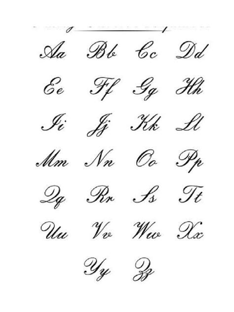 Cursive Handwriting | PDF