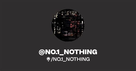 NO.1_NOTHING - Listen on YouTube, Spotify - Linktree