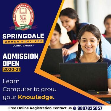 Admission Open For 202021 Springdale Women College - Basic Computer ...