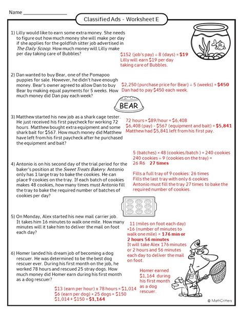 Image result for Example of 4th Grade Line Word Problems