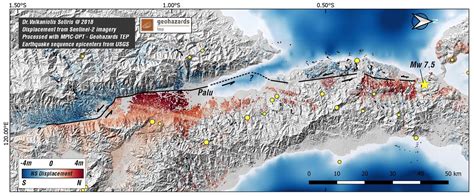 ESA - Indonesia earthquake displacement map