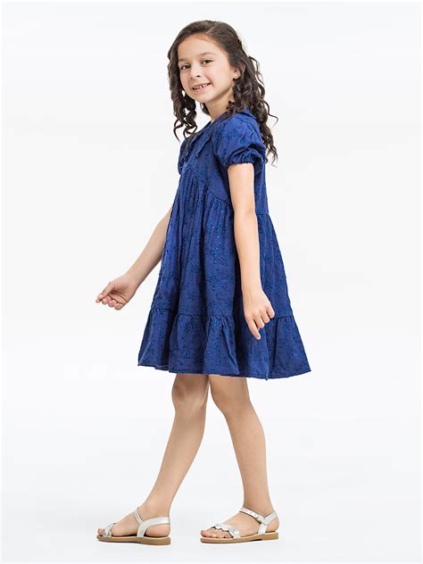 edenrobe Girl's Royal Blue Frock - EGTF24S-200056 – edenrobe Pakistan