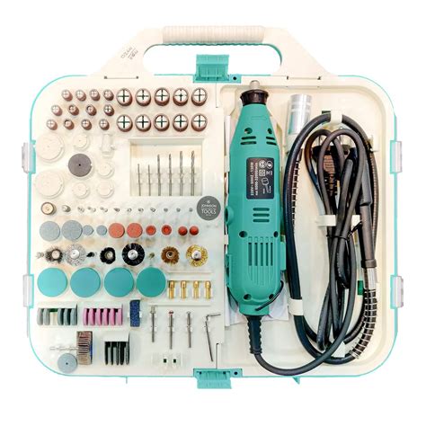 Johnson Tools Mini Rotary Drill Grinder All in One Set with 138 Pieces ...