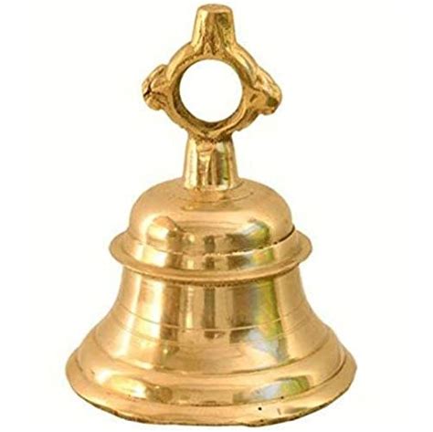Uapan MetalCraft Brass Bell Temple Ghanta Pooja Bell (2 KG, Gold ...