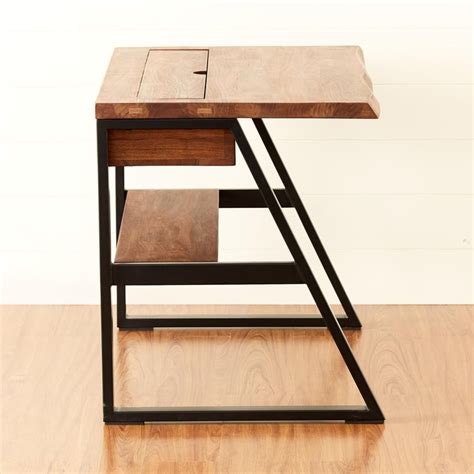 Buy Raga Acacia Wood Study Desk - Brown from Home Centre at just INR ...