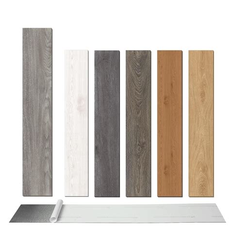 Oxdigi Peel and Stick Floor Tile 36" x 6"x 36 Packs/ 54 Sq.Ft, Thicken ...