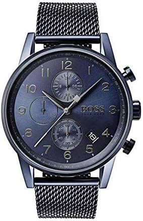 Boss Hugo Classic Navigator Analog Blue Dial Men's Watch : Amazon.in ...