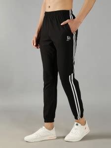 LONDON HEIGHTS Solid Men Black Track Pants - Buy LONDON HEIGHTS Solid ...