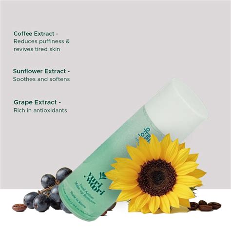 No Residue, Dual Action Make-Up Remover Powered by Korean Plant Active ...