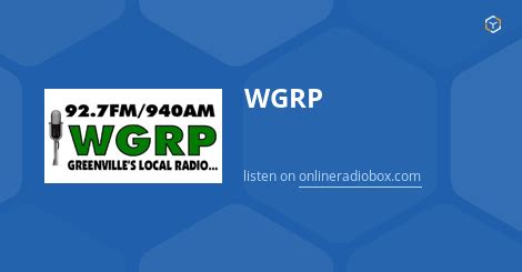 WGRP Listen Live - 940 kHz AM, Greenville, United States | Online Radio Box
