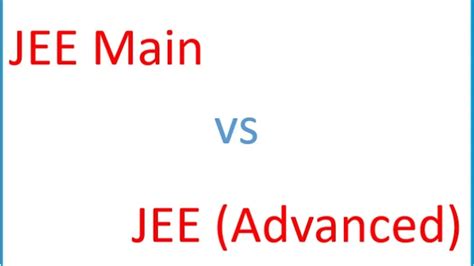 JEE Main vs JEE Advanced: Difference in Syllabus, Difficulty Level & More