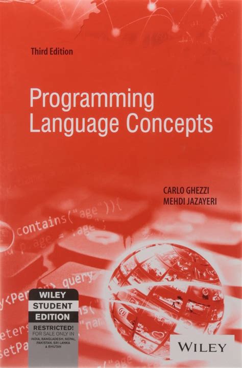 Programming Language Concepts, 3ed : Carlo Ghezzi, Mehdi Jazayeri ...