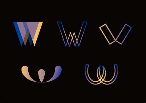 W logo design|平面|Logo|LLLJ - 原创作品 - 站酷 (ZCOOL)