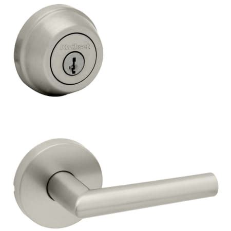 Kwikset 720MILRDT-780-15S Milan Passage Lever Set and Single Cylinder ...