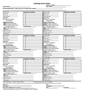 Fillable Online Audiology Form - MSB Fax Email Print - pdfFiller